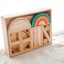 Load image into Gallery viewer, Q Toys Wooden Hollow Block Set of 40
