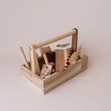 Load image into Gallery viewer, Q Toys Wooden Tool Set

