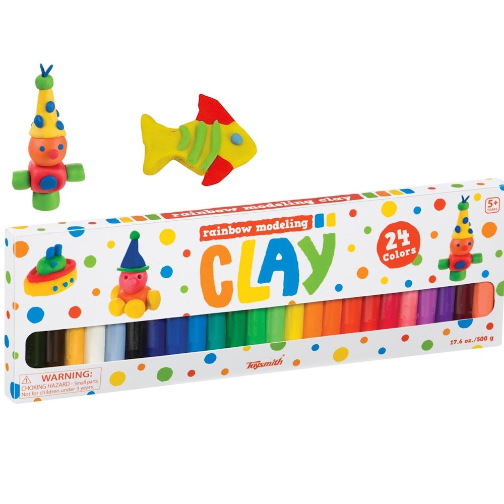 Toysmith Rainbow Clay 24 Pack