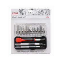 Load image into Gallery viewer, Kent #1 Craft Knife Set 16pc
