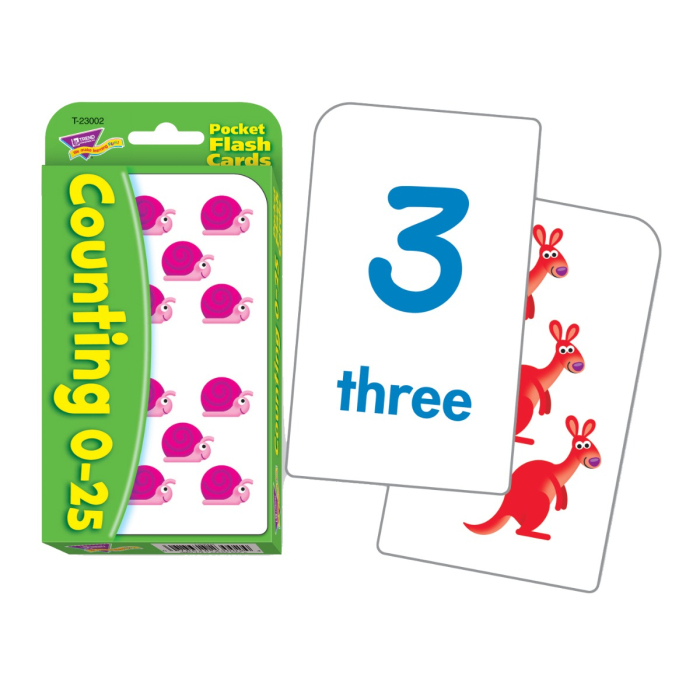 Trends Counting Pocket Cards - 0-25