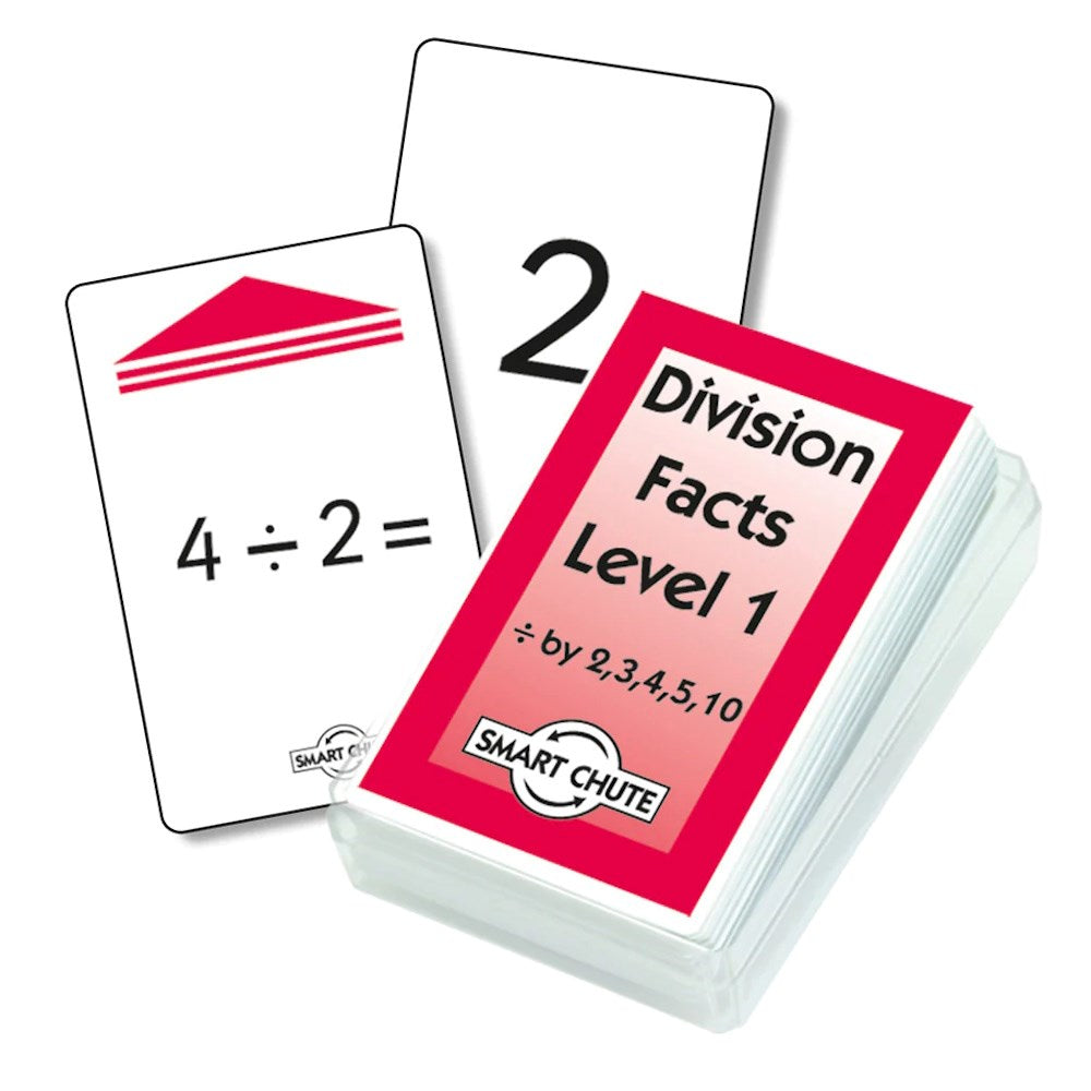 Smart Chute Cards Division Facts Level 1
