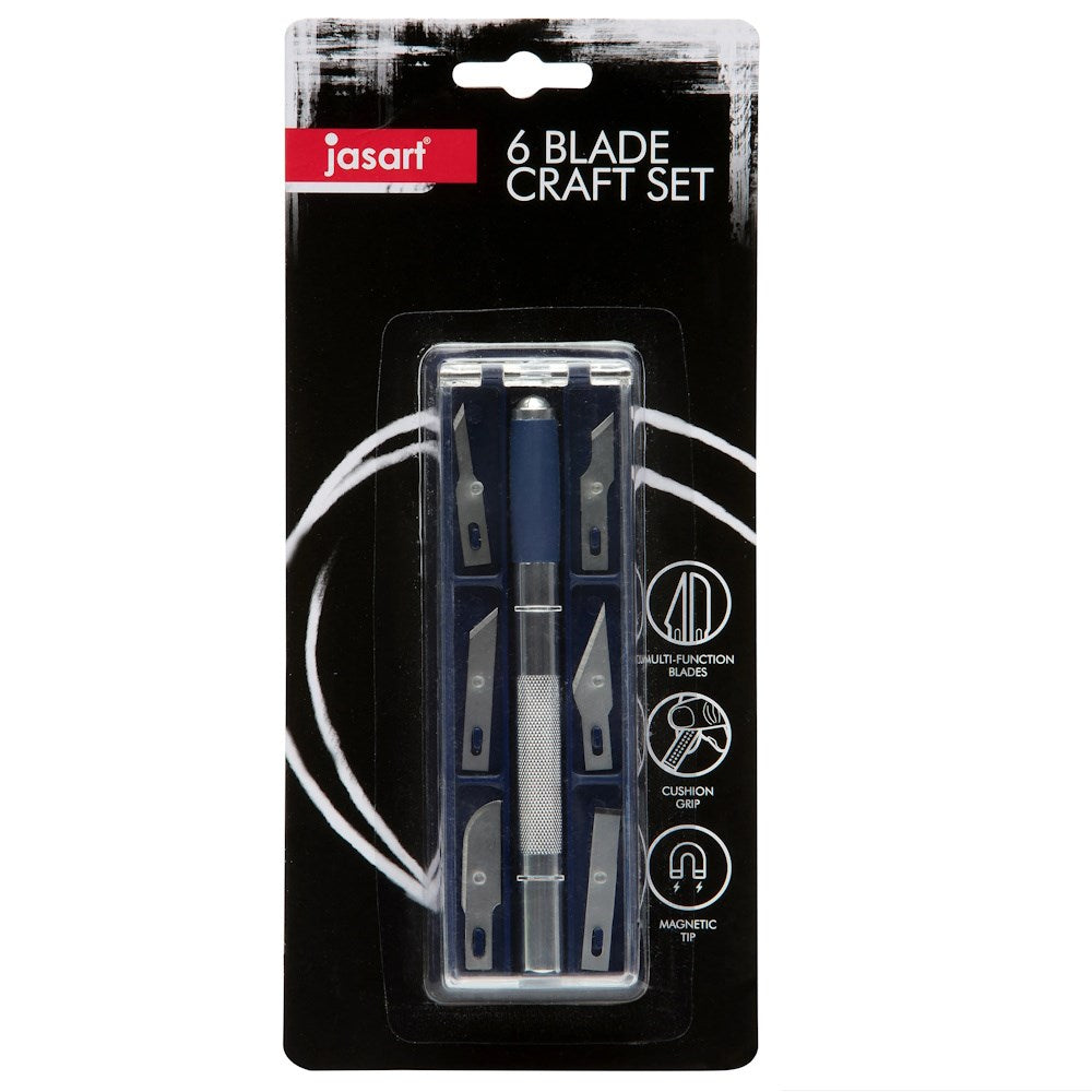 Jasart 6 Blade Craft Knife Set