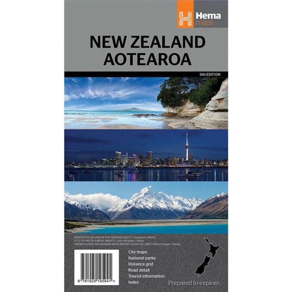 NZ Map Folded