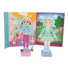 Load image into Gallery viewer, Floss &amp; Rock Magnetic Dress Up Doll: Best Friends
