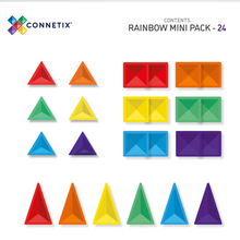 Load image into Gallery viewer, Connetix Rainbow Mini Pack 24 Pc
