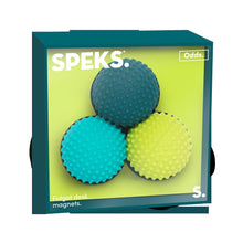 Load image into Gallery viewer, Speks Odds Magnetic Silicon Fidget Ball 3pk Green
