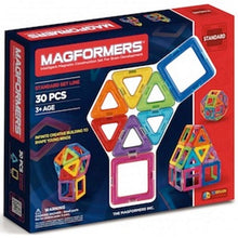 Load image into Gallery viewer, Magformers Basic 30 Set - Ages 3 Yrs+

