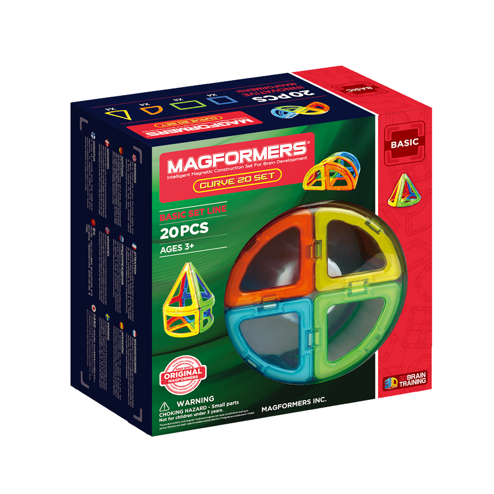 Magformers Curve 20 Piece Set