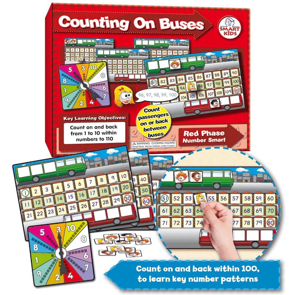 Counting On Buses - Smart Kids - Ages 5+