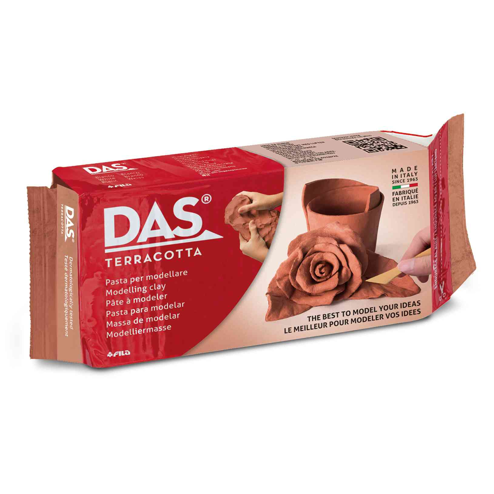 Das Air Dry Modelling Clay - 1 Kg - Terracotta