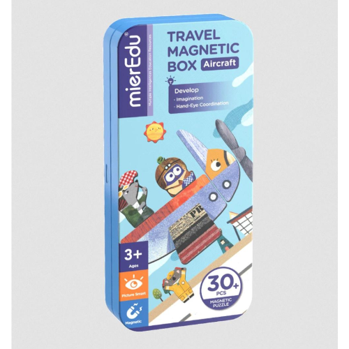 MierEdu Travel Magnetic Puzzle Box - Aircraft