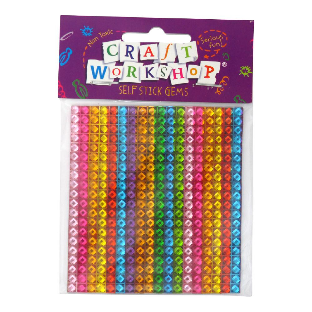 Craft Self Stick Rainbow Gems