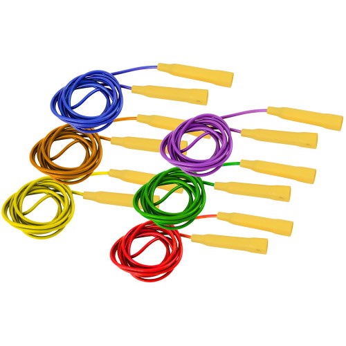 Skipping Rope Plastic 4.8m Orange Handle