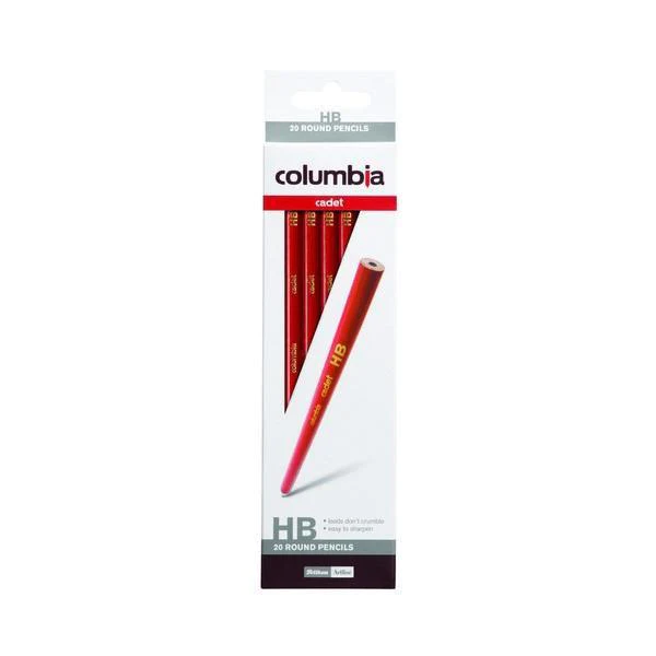 Columbia Cadet Round Hb Pencils - Box Of 20