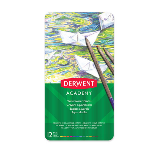 Derwent Water Colour Pencils - Tin Of 12