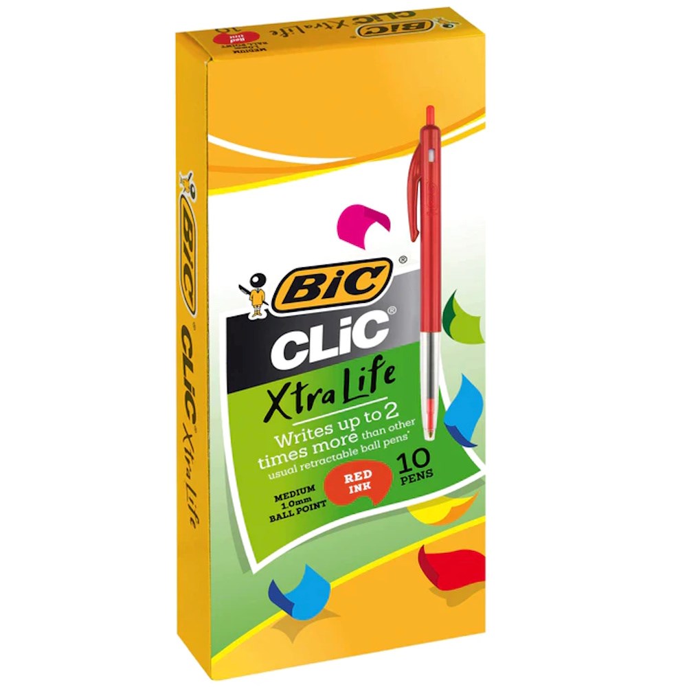 Bic Click Pens - Box Of 10