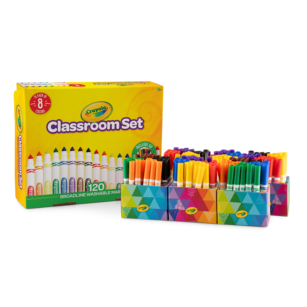 Crayola Broadline Markers Classroom Set of 120