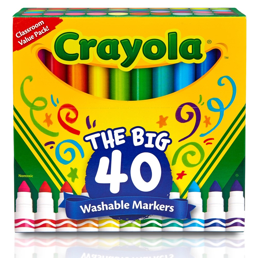 Crayola Washable Markers The Big 40