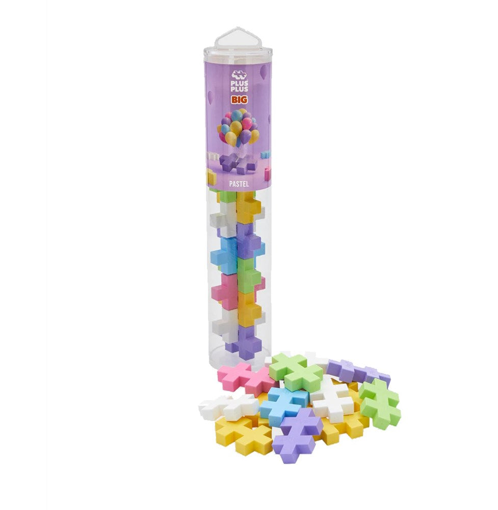 Plus Plus Big Pastel - 15 pc Tube