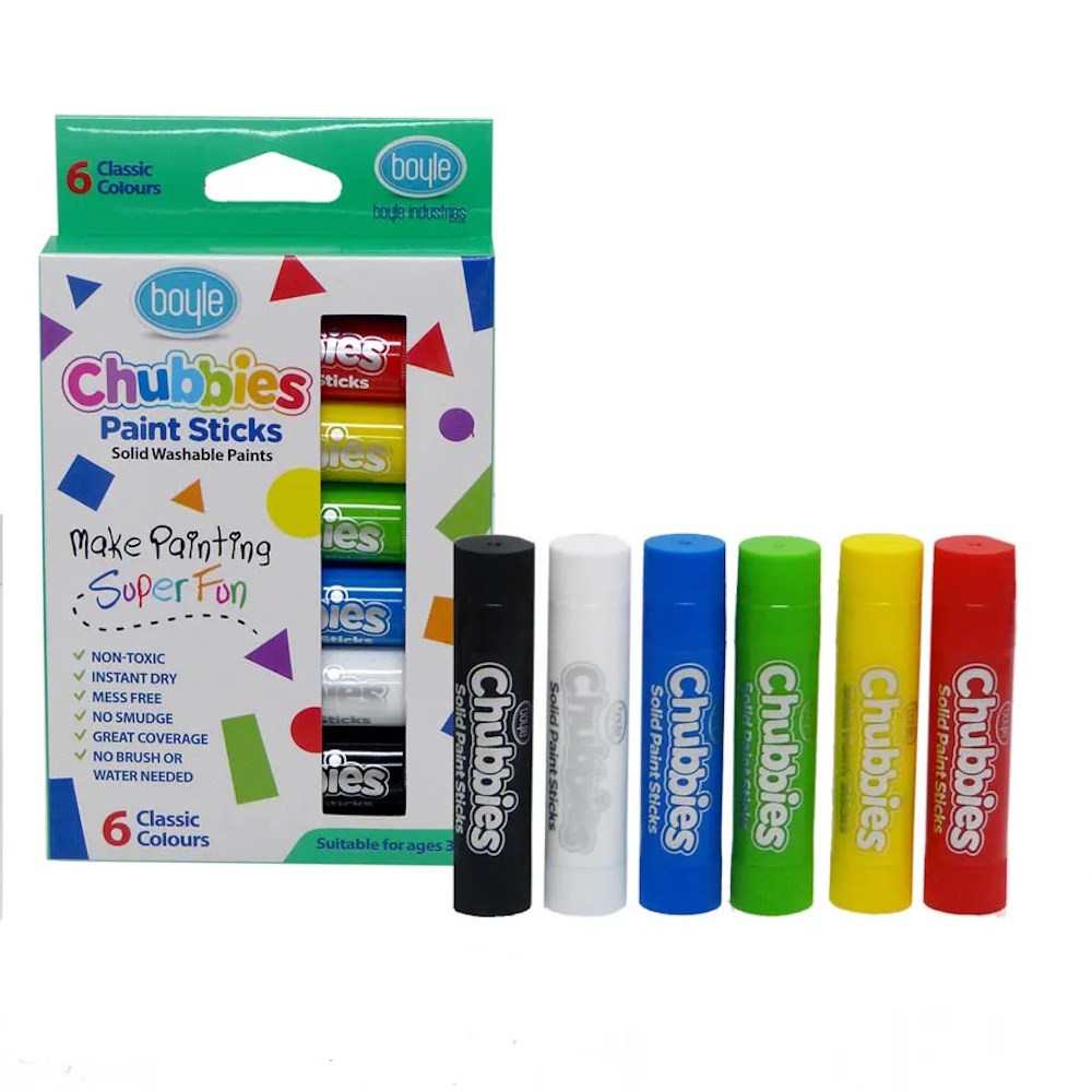 Boyle Chubbies Paint Sticks Classic Set of 6