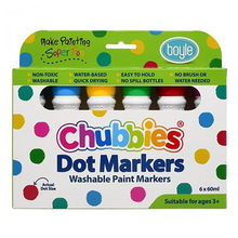 Load image into Gallery viewer, Boyle Chubbies Washable Dot Paint Markers
