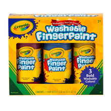 Load image into Gallery viewer, Crayola Washable Fingerpaints (4 pk)
