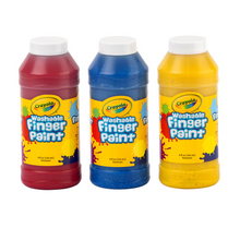 Load image into Gallery viewer, Crayola Washable Fingerpaints (4 pk)
