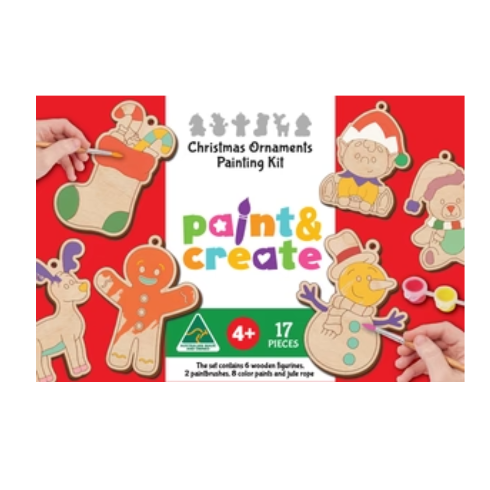 Paint & Create Christmas Ornament Set 2