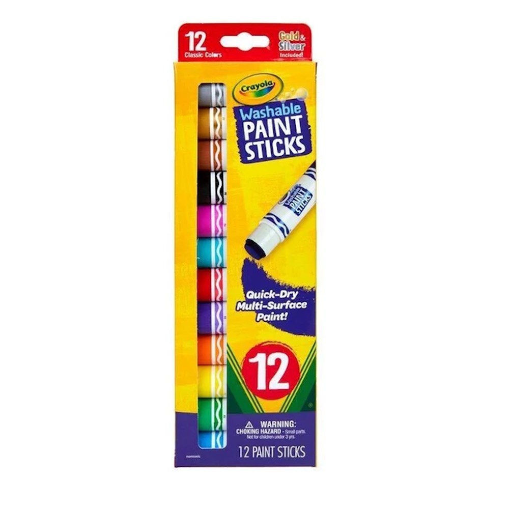 Crayola Washable Paint Sticks 12 Pack