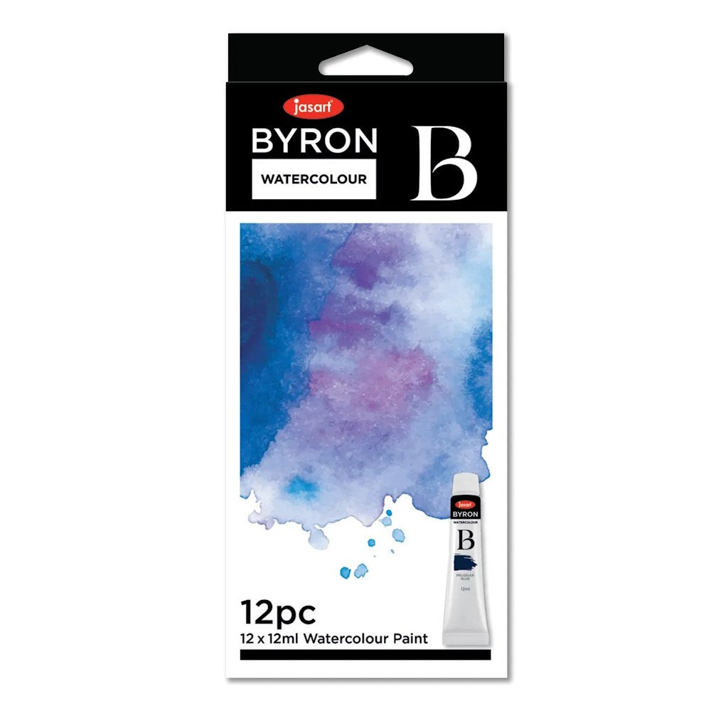 Jasart Byron Watercolour Paint Set of 12