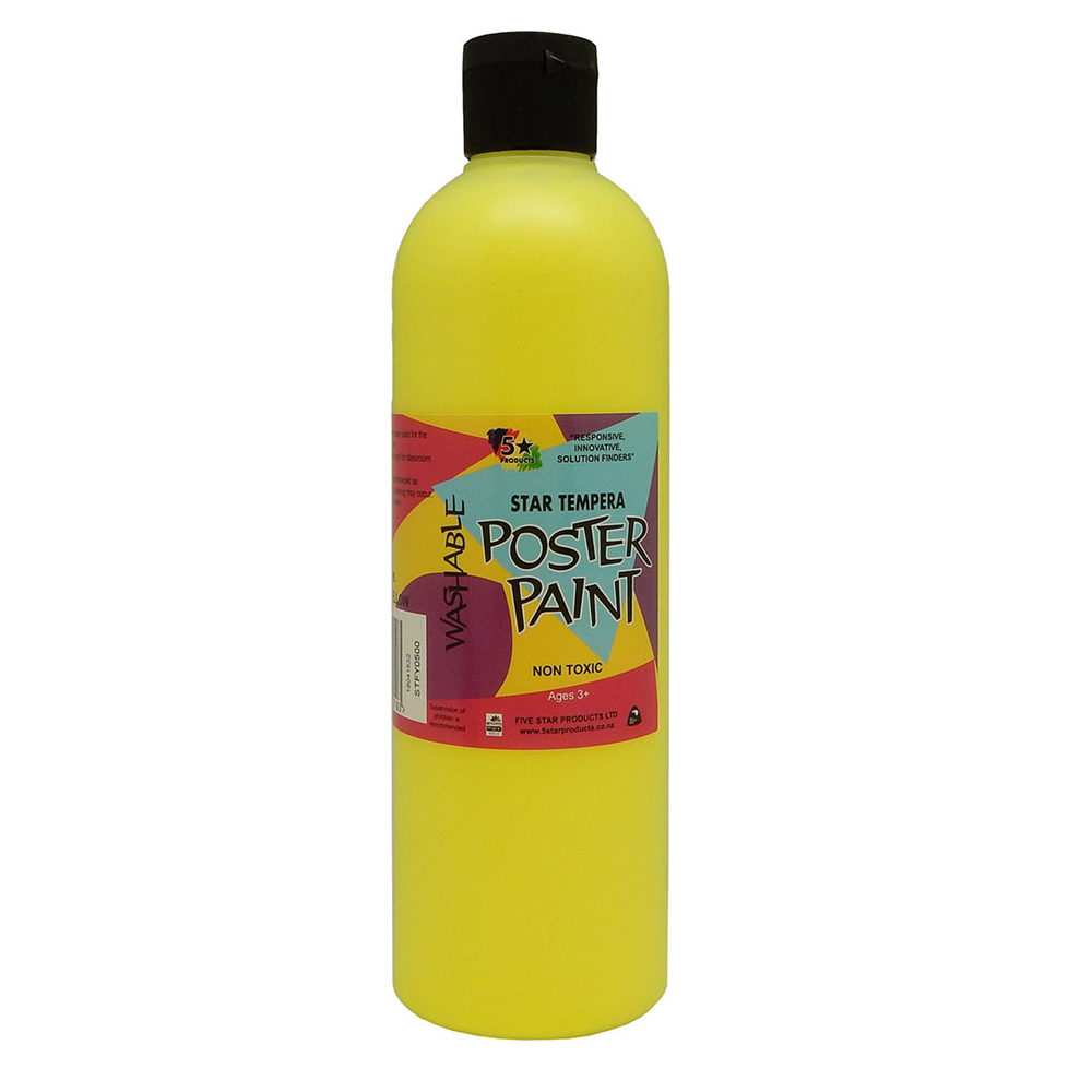 Star Tempera Fluro Paint - 500ml – The School Shop NZ