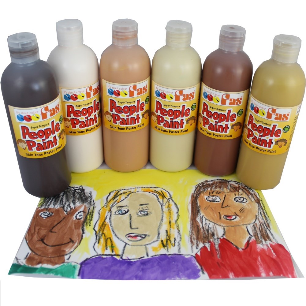 Fas Tempera People Paint - Set Of 6