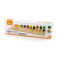 Load image into Gallery viewer, Count &amp; Match Numbers Puzzle - Viga Wooden - Ages 3Yr+
