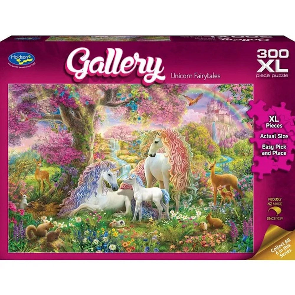 Gallery S10 XL 300 pc Puzzle Unicorn Fairytales