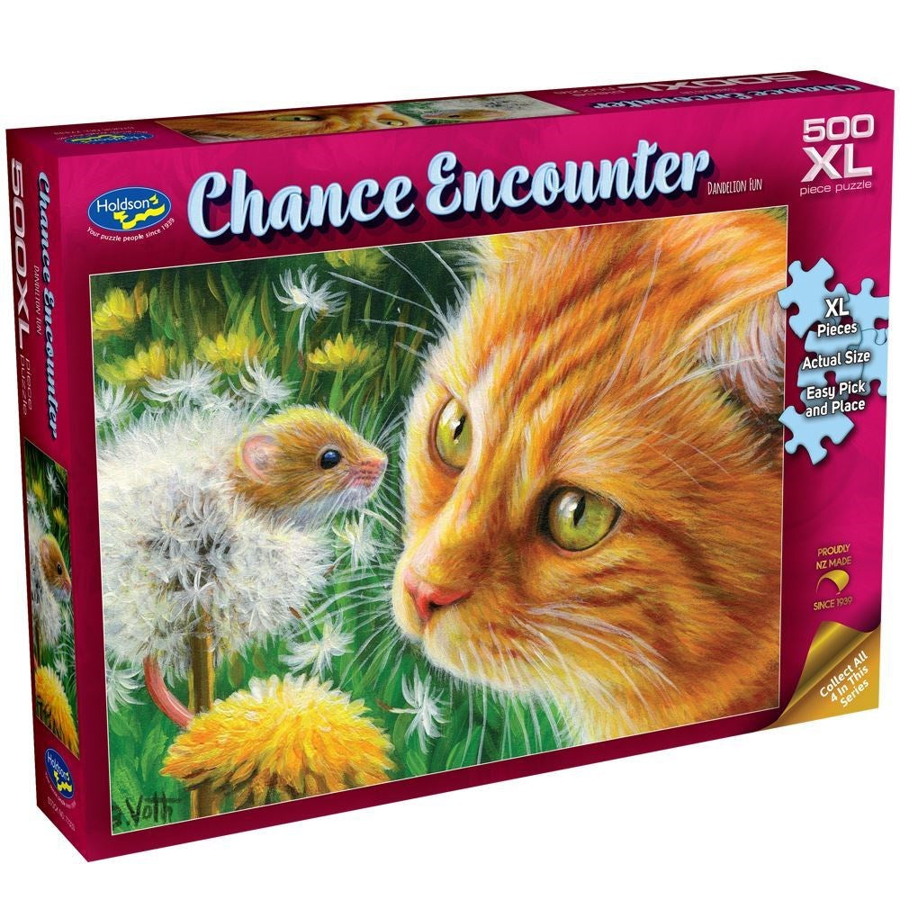 Holdson Chance Encounter XL 500pc Puzzle Dandelion Fun