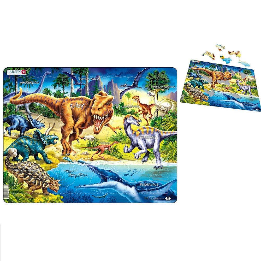 Larsen Cretaceous Dinosaurs Puzzle