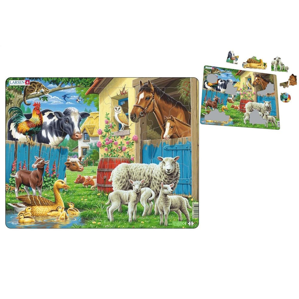 Larsen Farm Animals Tray Puzzle