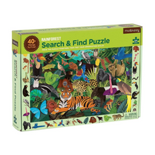 Load image into Gallery viewer, Mud Puppy Search &amp; Find Puzzle - Rainforest
