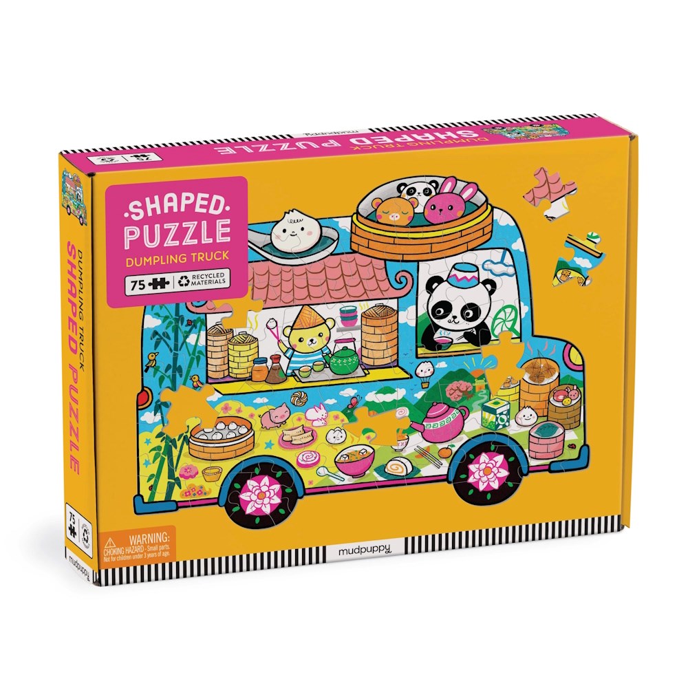 Mudpuppy Shaped 75pc Puzzle Dumpling Food Truck