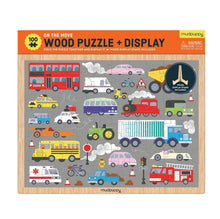 Load image into Gallery viewer, Mudpuppy 100pc Wood Puzzle &amp; Display
