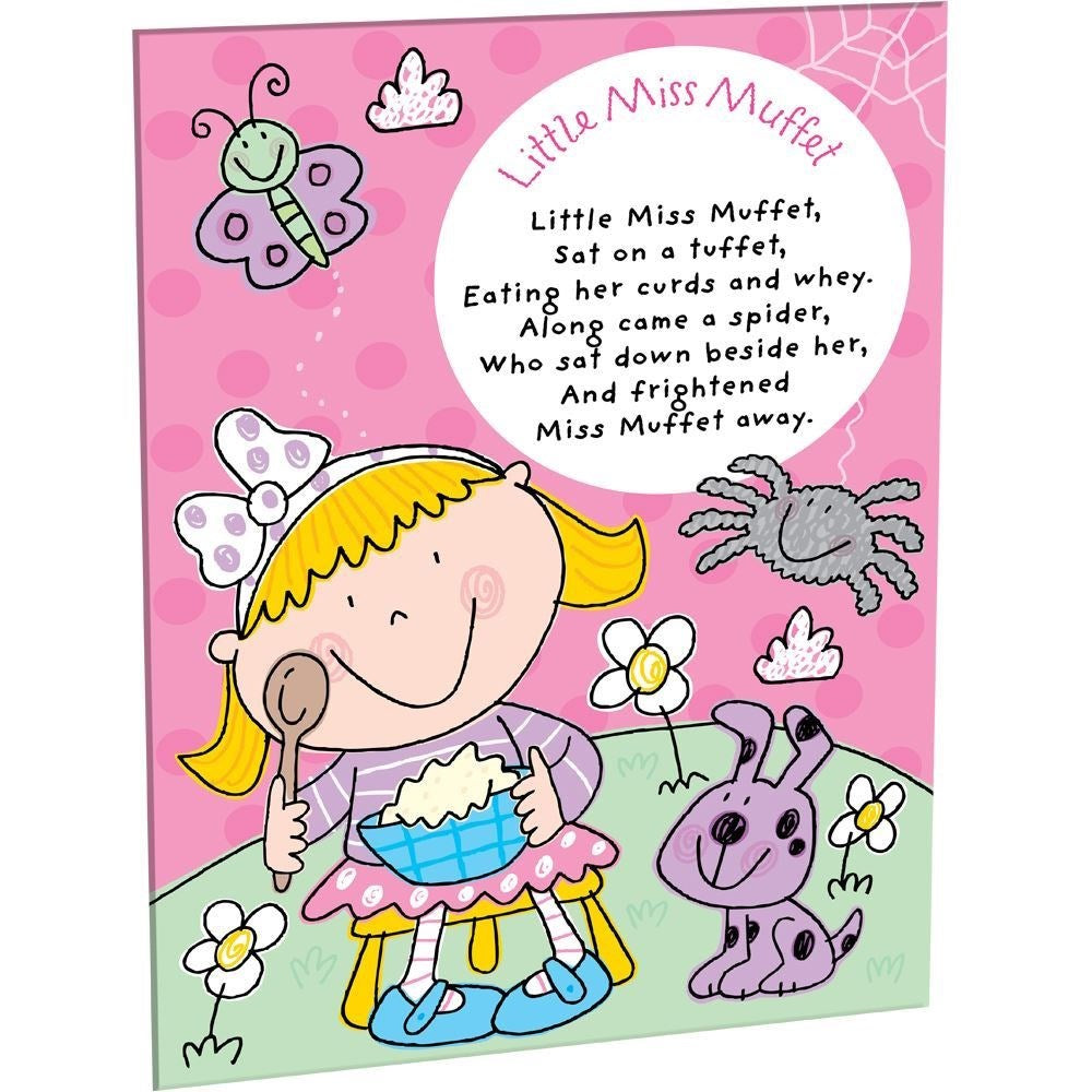 Nursery Rhyme 30pc Frame Tray Puzzle - Little Miss Muffet