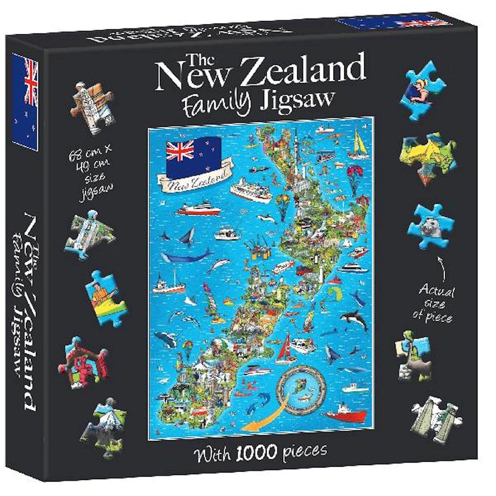 New Zealand Family Jigsaw Puzzle 1000pc