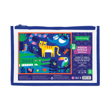 Load image into Gallery viewer, Mudpuppy Rainforest Pouch Puzzle 12 Piece
