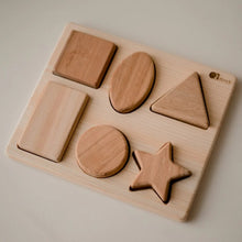 Load image into Gallery viewer, Q Toys Chunky Shape Puzzle 6 pc
