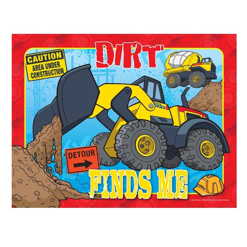 Tonka Frame Tray Puzzle - Dirt Finds Me