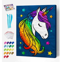 Load image into Gallery viewer, Splat Planet Clay Painting Unicorn
