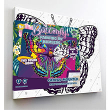 Load image into Gallery viewer, Splat Planet Paint by Numbers Pop Art Butterfly
