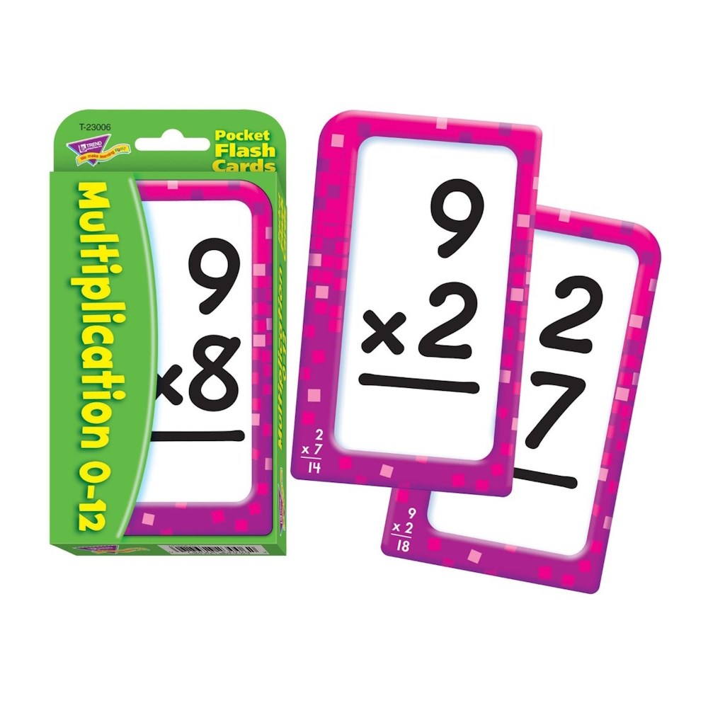 Trends Pocket Cards Multiplication
