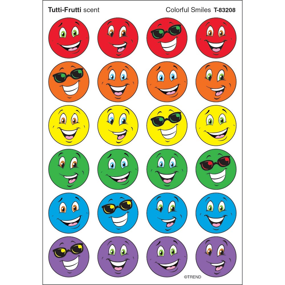 Colourful Smiles Stinky Stickers Tutti-Frutti